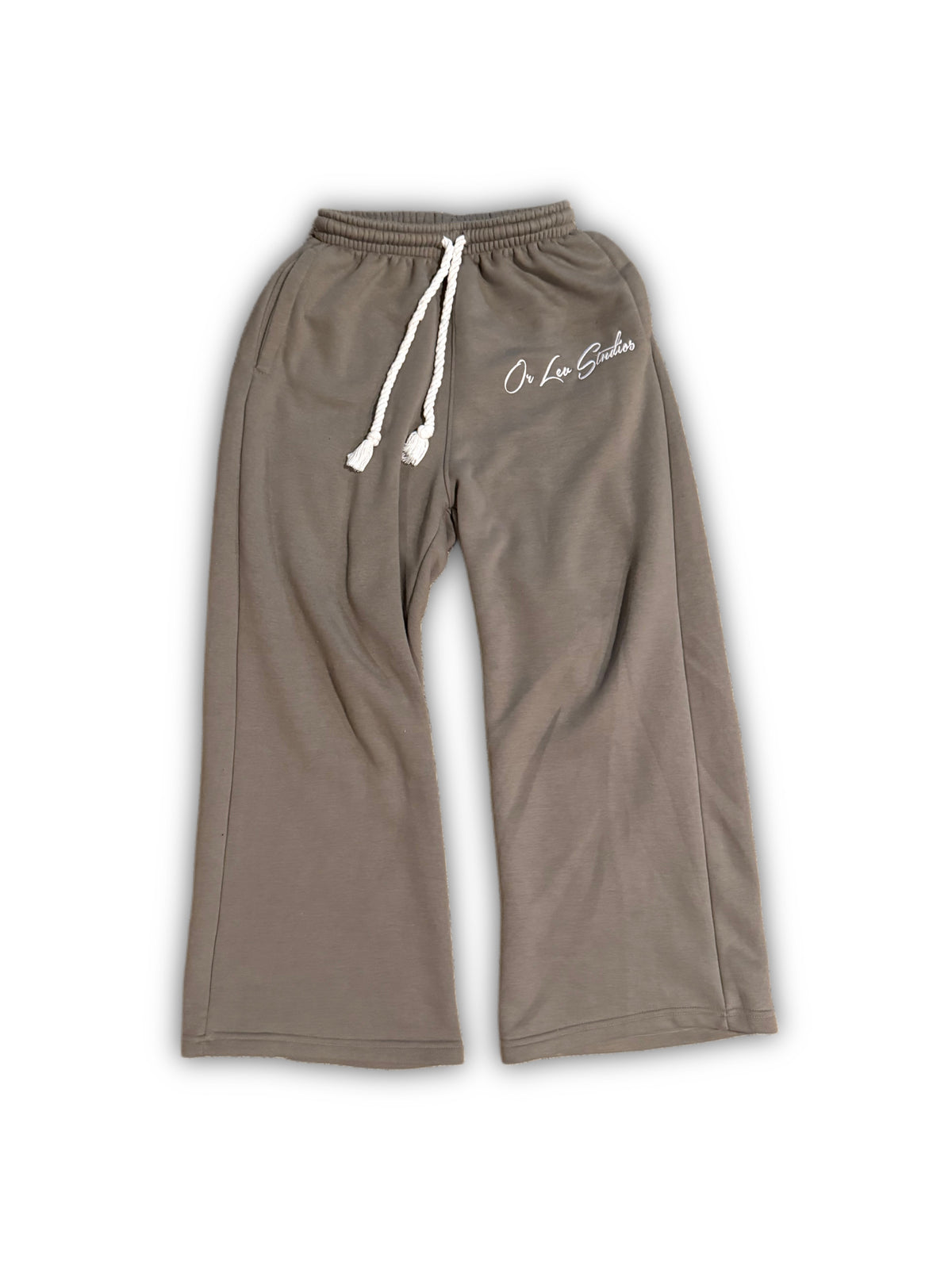 "PEACE"GREY BAGGY SWEATS