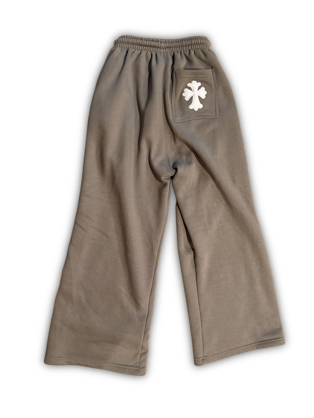 "PEACE"GREY BAGGY SWEATS